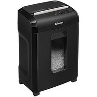 Fellowes Powershred 10M Aktenvernichter mit Partikelschnitt P-5, 2 x 12 mm, bis 10 Blatt, schwarz von Fellowes