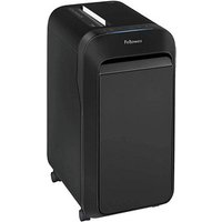 AKTION: Fellowes Powershred LX220 Aktenvernichter mit Partikelschnitt P-4, 4 x 12 mm, bis 12 Blatt, schwarz mit CashBack von Fellowes