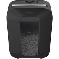 Fellowes Powershred LX45 Aktenvernichter mit Partikelschnitt P-4, 4 x 37 mm, bis 8 Blatt, schwarz von Fellowes