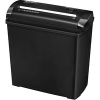 Fellowes Powershred P-25S Aktenvernichter mit Streifenschnitt P-1, 7 mm, bis 5 Blatt, schwarz von Fellowes