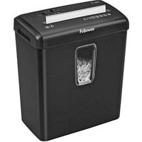 Fellowes Powershred P-42C Aktenvernichter mit Partikelschnitt P-4, 4 x 34 mm, bis 8 Blatt, schwarz von Fellowes