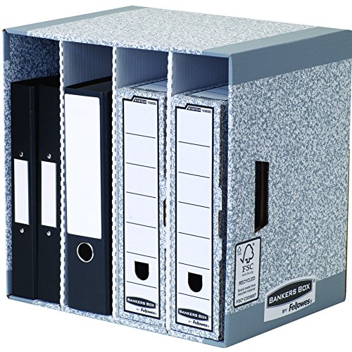 Fellowes R-Kive System Schreibtisch Organizer (5 St/VE) grau/weiß von BANKERS BOX