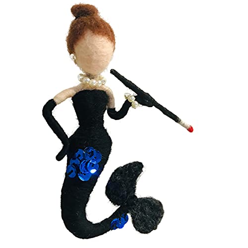 Feltsky Feen-Nadelfilz-Set für Anfänger, inklusive allem, Bastelset für Anfänger, 15 cm Höhe, Schwarz Feltsky Feen-Nadelfilz-Set für Anfänger, inklusive allem, Bastelset für Anfänger, 15 cm Höhe, Schwarz von Feltsky
