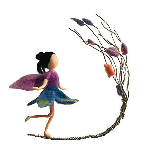 Feltsky Feen-Nadelfilz-Set für Anfänger, inklusive allem, Bastelset für Anfänger, 15 cm Höhe, Violett Feltsky Feen-Nadelfilz-Set für Anfänger, inklusive allem, Bastelset für Anfänger, 15 cm Höhe, Violett von Feltsky