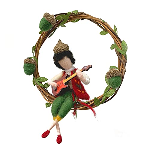 Feltsky Feen-Nadelfilz-Set für Anfänger, inklusive allem, Bastelset für Anfänger, 15 cm Höhe, Grün und Rot Feltsky Feen-Nadelfilz-Set für Anfänger, inklusive allem, Bastelset für Anfänger, 15 cm Höhe, Grün und Rot von Feltsky