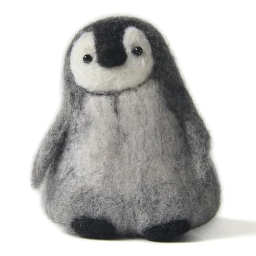 Feltsky Pinguin Kurzhaar Nadelfilz-Set für Anfänger, einfache Schritte, um mit allem zu machen, Weihnachten für Mutter, Oma, Kinder von Feltsky