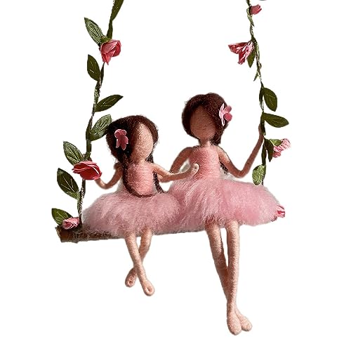 Swing Fairy Nadelfilz-Set, Mama, 15 cm, 10 cm, freundliche Anleitung (evtl. nicht in deutscher Sprache), Bastelset für Anfänger von Feltsky