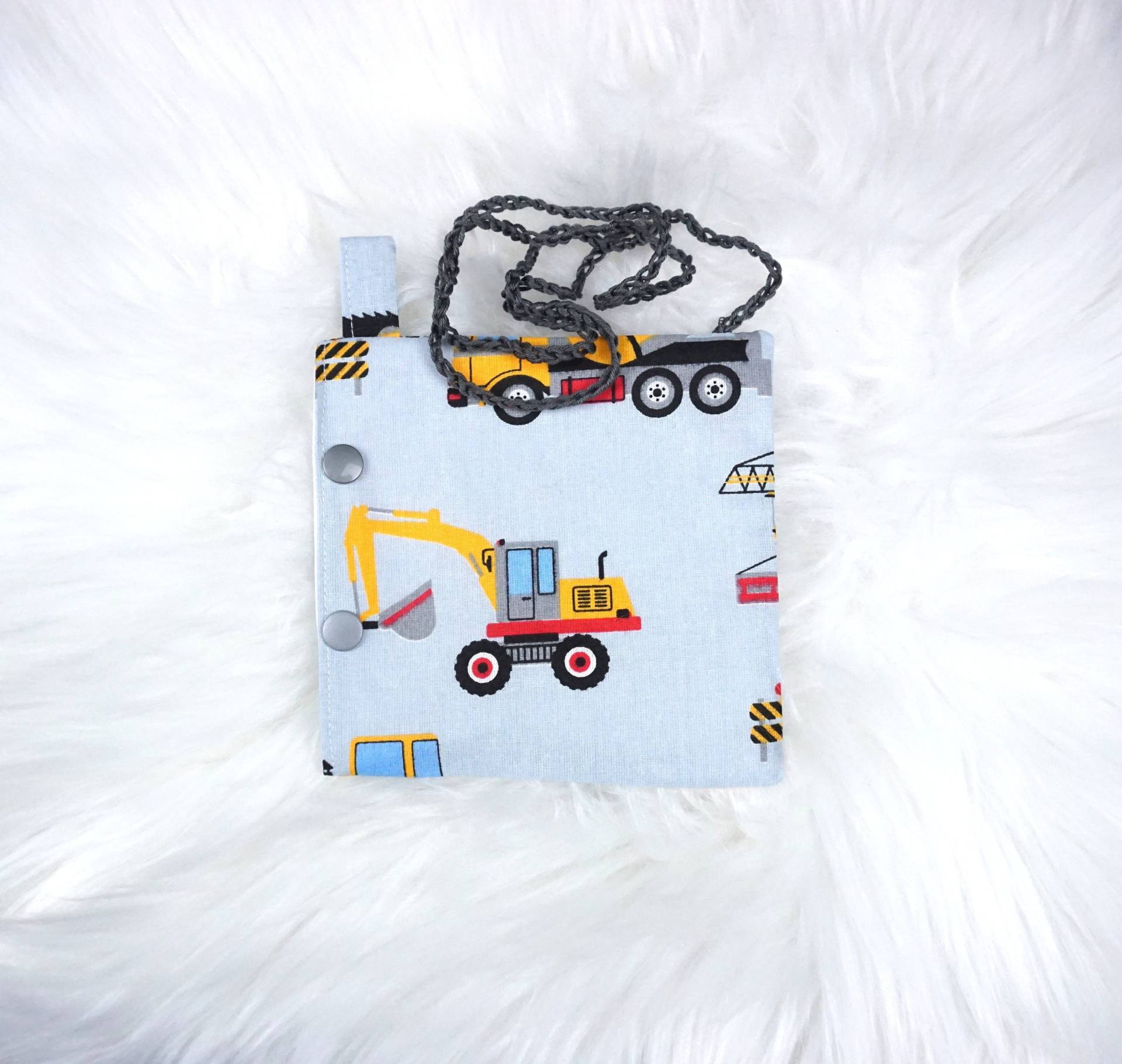 Kleine Kathetertasche - Chemotherapie- Chemo-Tasche Port-Katheter Mit Oder Ohne Druckknöpfe Baustelle, Bagger, Kran Kleine Kathetertasche - Chemotherapie- Chemo-Tasche Port-Katheter Mit Oder Ohne Druckknöpfe Baustelle, Bagger, Kran von FeludaraDesign