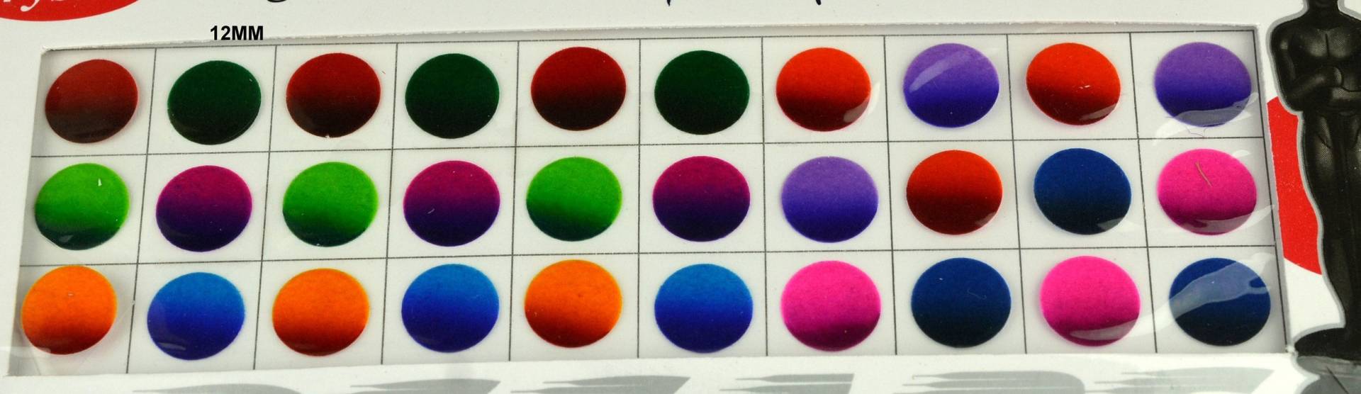 Doppelt Schatten Rundes Bindi, Buntes Multi Color Bindi Tattoo, Designer Shaded Makeup Tattoos Doppelt Schatten Rundes Bindi, Buntes Multi Color Bindi Tattoo, Designer Shaded Makeup Tattoos von FeminaDeals