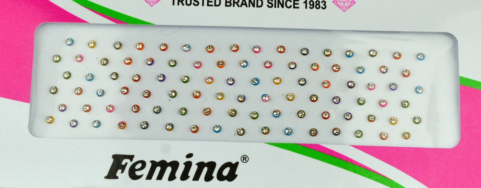 Multi Farbe Diamant Nasenstecker Bindi, Bauchtanz Schmuck, Tattoo 96 Stück Selbstklebende Aufkleber Multi Farbe Diamant Nasenstecker Bindi, Bauchtanz Schmuck, Tattoo 96 Stück Selbstklebende Aufkleber von FeminaDeals