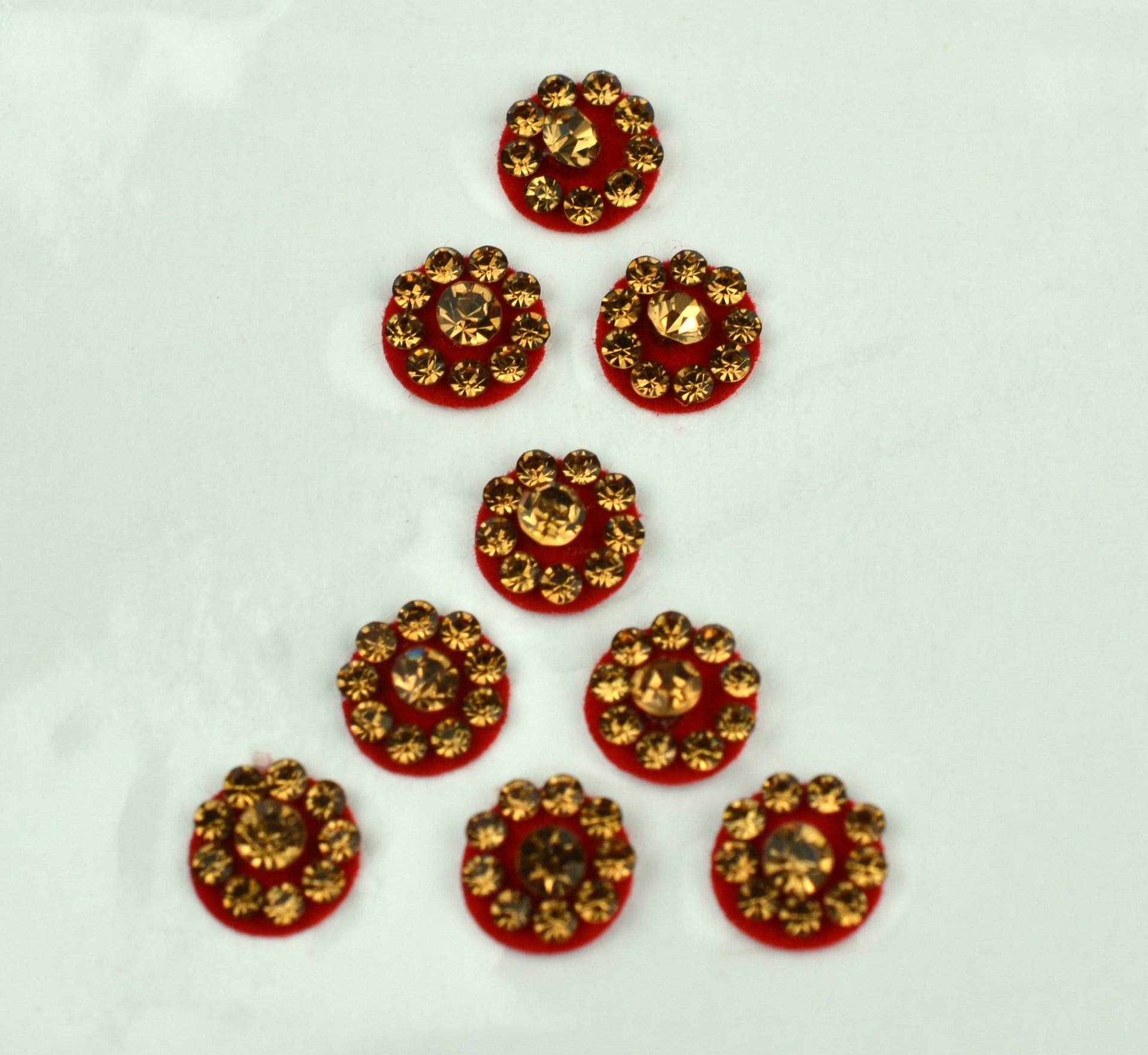 Rote Farbe Runde Goldene Bindis, Hochzeit Schimmernde Gesichts Bollywood Selbstklebende Aufkleber, Weihnachtsgeschenk Rote Farbe Runde Goldene Bindis, Hochzeit Schimmernde Gesichts Bollywood Selbstklebende Aufkleber, Weihnachtsgeschenk von FeminaDeals