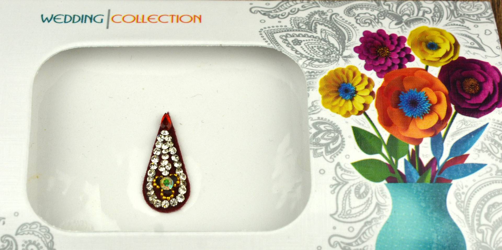 Rote Farbe Teardrop Designer Bindis, Hochzeit Braut Unisex Bollywood Selbstklebende Aufkleber, Weihnachtsgeschenk von FeminaDeals