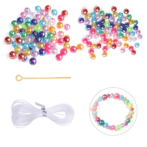 Femnow 8 mm 50 Stück/Packung + 10 mm 50 Stück/Packung + 2 m Kabel 100 Stück Perlen zum Auffädeln, Acrylperlen, Bunte Bastelperlen Große Perlen, Perlen Rund Bastelperlen zum Auffädeln Femnow 8 mm 50 Stück/Packung + 10 mm 50 Stück/Packung + 2 m Kabel 100 Stück Perlen zum Auffädeln, Acrylperlen, Bunte Bastelperlen Große Perlen, Perlen Rund Bastelperlen zum Auffädeln von Femnow