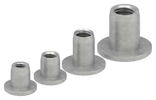 Hülsenmutter mit Flachkopf und ISK, M10, V2A Hülsenmutter mit Flachkopf und ISK, M10, V2A von Fenau