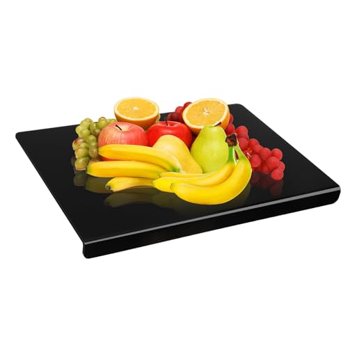 Fenayuu Schwarzes Acryl Schneidebrett Mit Thekenlippe, 45x35cm Rutschfestes Obstschneidebrett, Rechteckige Wiederverwendbare Schreibtischunterlage Für Küchentheke, Zuhause Fenayuu Schwarzes Acryl Schneidebrett Mit Thekenlippe, 45x35cm Rutschfestes Obstschneidebrett, Rechteckige Wiederverwendbare Schreibtischunterlage Für Küchentheke, Zuhause von Fenayuu