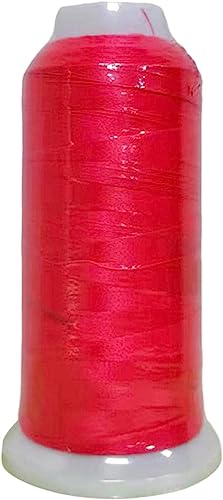 1 x Polyester-Nähgarn, leuchtet im Dunkeln, buntes Stickgarn, Handnähgarn (rot) von FengQingHuaGG