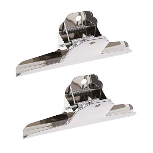 2 große Bullenclips, Metall-Binder-Papierklemmen, für Zeichenbrett, Lebensmittel, Poster, Bürobedarf, Schulbedarf (12 cm) von FengQingHuaGG