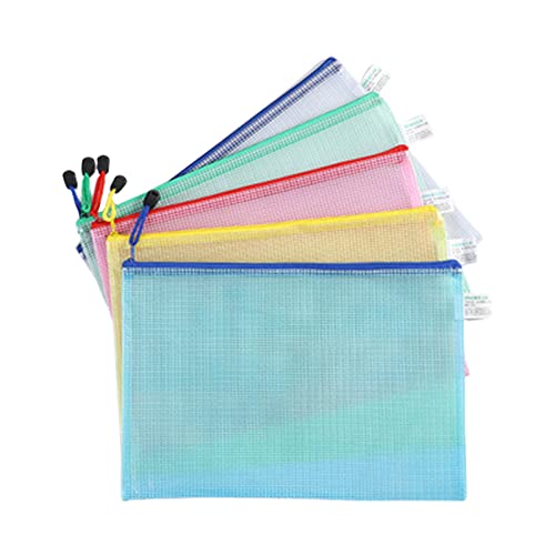 30 wasserdichte Dokumententaschen, PVC-Netz-Reißverschlusstaschen, Aktenaufbewahrung, Brieftaschen, für Schule, Büro, Hausaufgaben, Reisetasche 30 wasserdichte Dokumententaschen, PVC-Netz-Reißverschlusstaschen, Aktenaufbewahrung, Brieftaschen, für Schule, Büro, Hausaufgaben, Reisetasche von FengQingHuaGG