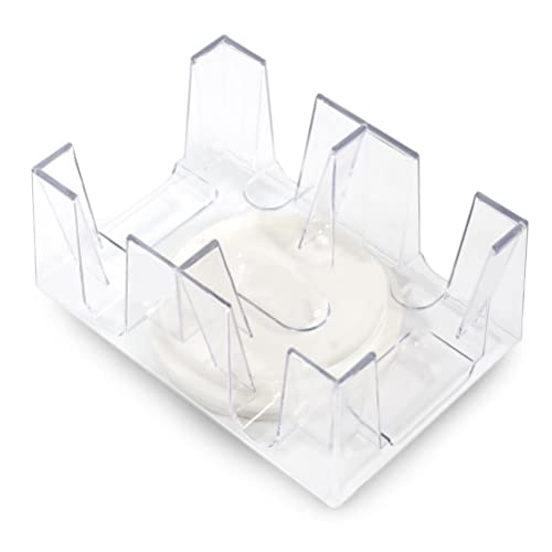FengQingHuaGG Drehbares Kartenfach mit 6 Decks, Spielkartenhalter, transparenter Kartenspiel-Organizer, Spielkartenablage, für Spielkartenspiele FengQingHuaGG Drehbares Kartenfach mit 6 Decks, Spielkartenhalter, transparenter Kartenspiel-Organizer, Spielkartenablage, für Spielkartenspiele von FengQingHuaGG