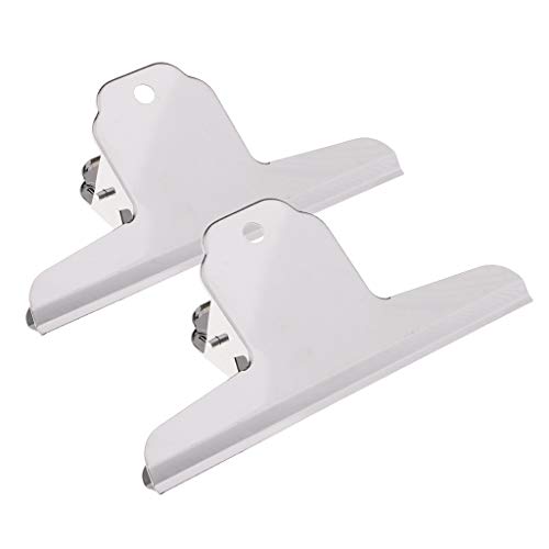 Große Bullenclips, Metall-Binder-Papierklemmen, für Zeichenbrett, Lebensmittel, Poster, Bürobedarf, Schulbedarf (16 cm), 2 Stück von FengQingHuaGG