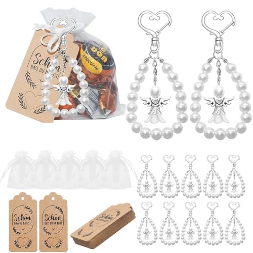 Fenglin-joy Schutzengel Anhänger,10 Stück Schutzengel Schlüsselanhänger Engel Anhänger mit Organza Tasche und Kraftpapier Etikett für Baby Shower Favours Hochzeit Favours Party Favours Fenglin-joy Schutzengel Anhänger,10 Stück Schutzengel Schlüsselanhänger Engel Anhänger mit Organza Tasche und Kraftpapier Etikett für Baby Shower Favours Hochzeit Favours Party Favours von Fenglin-joy