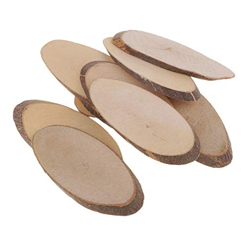 10 Oval Holzscheiben Scheiben zum Basteln Dekorieren 10 Oval Holzscheiben Scheiben zum Basteln Dekorieren von Fenteer
