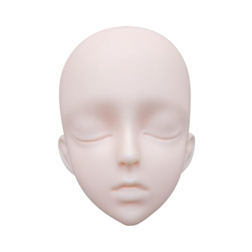 Fenteer 1/3 BJD Männlicher Puppenkopf Einzelkopf Fotografie-Enthusiast BJD Make-up-Zubehör-Kollektion Puppenherstellung Körperteil DIY Spielzeugpuppen, Keine Make-up-Augen von Fenteer