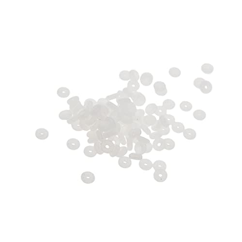 Fenteer 100 Stücke Gummistopper Ringe Silikon Perlen Fit Europäischen Charme Armband Perlen Für Schmuck Machen Handarbeiten - klar Fenteer 100 Stücke Gummistopper Ringe Silikon Perlen Fit Europäischen Charme Armband Perlen Für Schmuck Machen Handarbeiten - klar von Fenteer