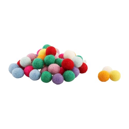 Fenteer 100x Handgemachte Regenbogen Filz Pom-Poms, Haar-Accessoires DIY für Teppich, Home Decor, 1.5 cm Fenteer 100x Handgemachte Regenbogen Filz Pom-Poms, Haar-Accessoires DIY für Teppich, Home Decor, 1.5 cm von Fenteer