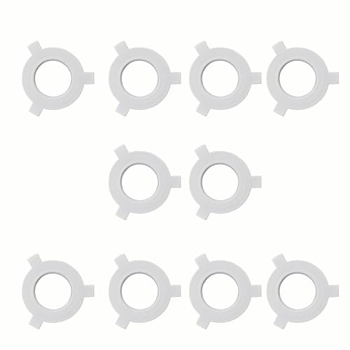 Fenteer 10x Lampenschirm Reduzierringe Lampenschirmringe Lampenringe Stabiler Lichtschirm Ersatz Leichter Unterlegscheibe Adapter, E27 bis E14 von Fenteer