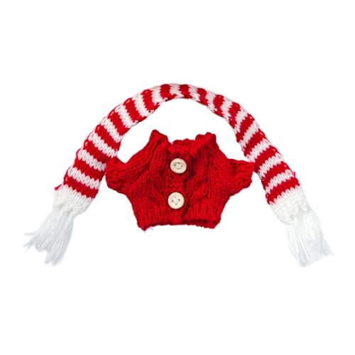 Fenteer 15cm-17cm Plüsch Puppe Kleidung Cartoon Mode Bequeme Kuscheltiere Kleidung Cosplay Dress up Puppe Kostüm Puppe Kleidung, Pullover-schal Fenteer 15cm-17cm Plüsch Puppe Kleidung Cartoon Mode Bequeme Kuscheltiere Kleidung Cosplay Dress up Puppe Kostüm Puppe Kleidung, Pullover-schal von Fenteer