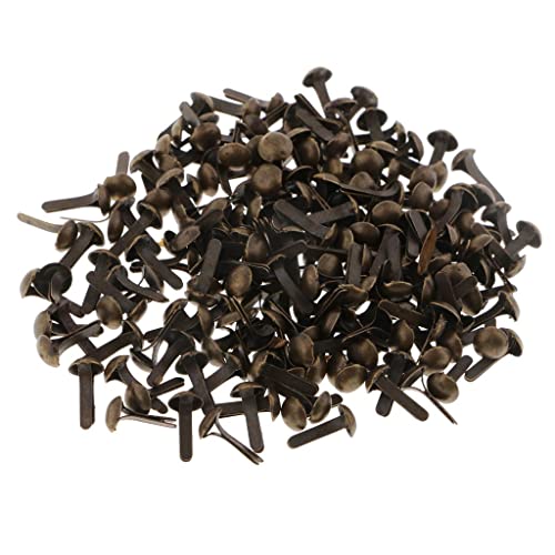 Fenteer 200 Stücke Mini Rund Metall-Brads Scrapbooking Verschönerung DIY Handwerk - Bronze, 4,5 mm Fenteer 200 Stücke Mini Rund Metall-Brads Scrapbooking Verschönerung DIY Handwerk - Bronze, 4,5 mm von Fenteer