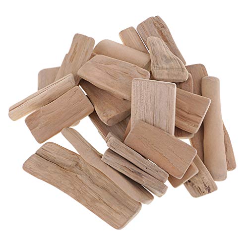 Fenteer 250g Treibholz Holzscheiben Verzierung Holzstücke zum Dekorieren basteln für DIY von Fenteer
