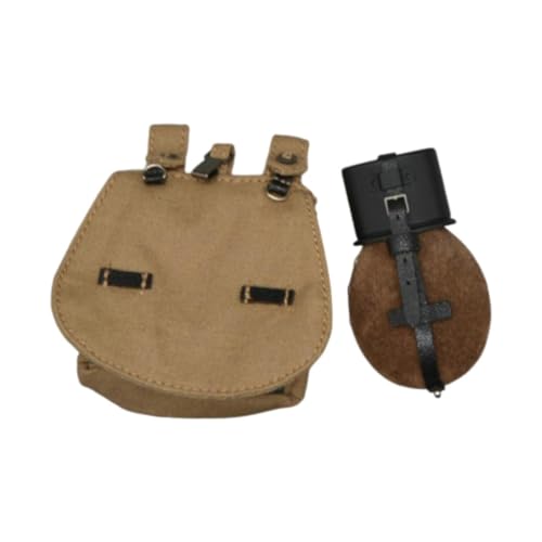 Fenteer 2pcs Rucksack und Wasserkocher 1/6 Skala realistische Szene Requisiten dekorative Mini -Kleidung Accessoires für Puppe 12 im Zubehör von Fenteer