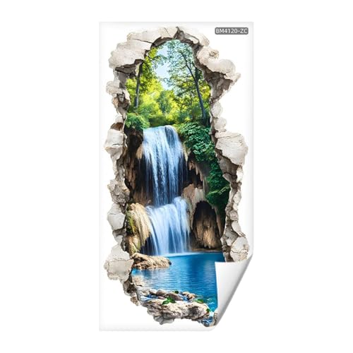 Fenteer 3D Herbst Landschaft Wandkleher Hintergrunddekoration leicht zu reinigen abnehmbare Wandtastkalien für Wohnzimmer Schlafzimmer Fenteer 3D Herbst Landschaft Wandkleher Hintergrunddekoration leicht zu reinigen abnehmbare Wandtastkalien für Wohnzimmer Schlafzimmer von Fenteer