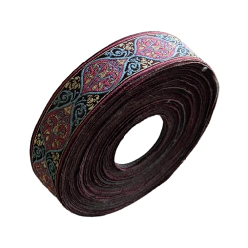 Fenteer 5 Meter Mittelalter Borte Webband Dekoband Zierband Spitzenstoff Spitzenborte für Nähen Handwerk Deko Scrapbooking Jacquardband - 3 cm Fenteer 5 Meter Mittelalter Borte Webband Dekoband Zierband Spitzenstoff Spitzenborte für Nähen Handwerk Deko Scrapbooking Jacquardband - 3 cm von Fenteer