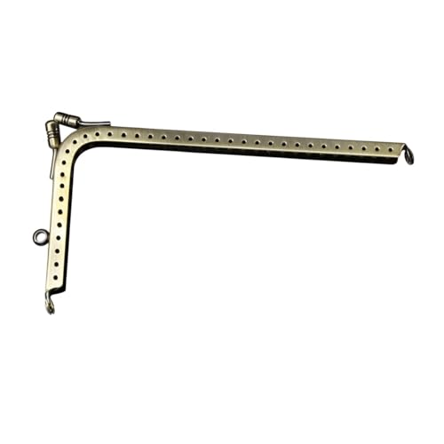 Fenteer 7-förmiger Metall-Geldbörsenrahmen, Kiss-Lock-Verschlussrahmen-Zubehör für DIY-Geldbörsenherstellungszubehör, Hardware, 16.5 cm von Fenteer