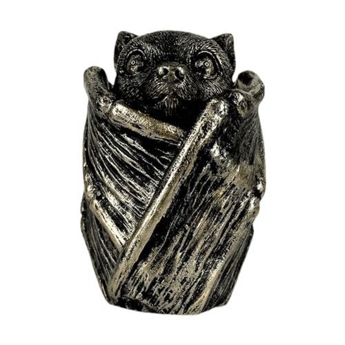 Fenteer Aufbewahrungsbox für Halloween-Fledermausstatue, Schmuckaufbewahrung, originelle Schmuckschatulle für Dekoration, Tischdekoration, Wohnzimmer von Fenteer