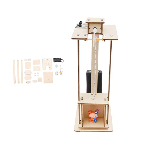Fenteer DIY elektrische Aufzüge Aufzug Modell Holzbausätze Basteln pädagogisch für Kinder Geschenke inspirierend und Kreativität und Fantasie Fenteer DIY elektrische Aufzüge Aufzug Modell Holzbausätze Basteln pädagogisch für Kinder Geschenke inspirierend und Kreativität und Fantasie von Fenteer