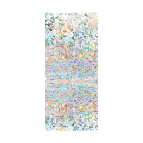 Fenteer Datenschutzfilm Rainbow Effect Tint Film statische Klammer dekorativ für Wohnzimmer Home Balkon Büro von Fenteer