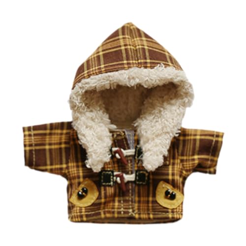 Fenteer Fashion Dolls Mantel -Outfits ACCS, handgefertigte Kleidung Miniaturkleidung für 15 cm Puppen verschönert Kindergeschenke von Fenteer