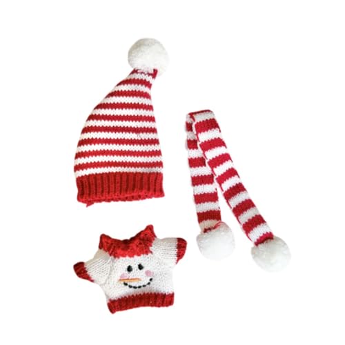 Fenteer Gefüllte Puppe Pullover Kostüme Kleidung Mode für kleine Mädchen pädagogische mit Hut Weihnachten Schneemann Outfit für 6,69 Zoll, Style A Fenteer Gefüllte Puppe Pullover Kostüme Kleidung Mode für kleine Mädchen pädagogische mit Hut Weihnachten Schneemann Outfit für 6,69 Zoll, Style A von Fenteer