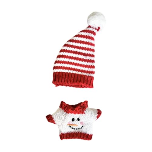 Fenteer Gefüllte Puppe Pullover Kostüme Kleidung Mode für kleine Mädchen pädagogische mit Hut Weihnachten Schneemann Outfit für 6,69 Zoll, Style C Fenteer Gefüllte Puppe Pullover Kostüme Kleidung Mode für kleine Mädchen pädagogische mit Hut Weihnachten Schneemann Outfit für 6,69 Zoll, Style C von Fenteer