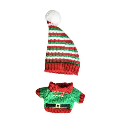 Fenteer Gefüllte Puppe Pullover Kostüme Kleidung Mode für kleine Mädchen pädagogische mit Hut Weihnachten Schneemann Outfit für 6,69 Zoll, Style D Fenteer Gefüllte Puppe Pullover Kostüme Kleidung Mode für kleine Mädchen pädagogische mit Hut Weihnachten Schneemann Outfit für 6,69 Zoll, Style D von Fenteer