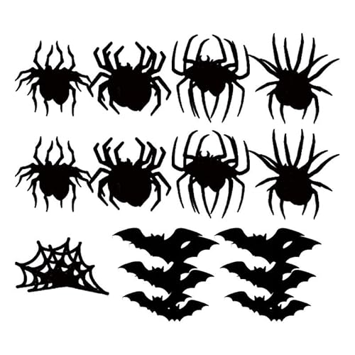 Fenteer Halloween 3D Fledermaus Wandaufkleber, Leuchtende Fensteraufkleber Fledermaus Wanddekor, für den Innenbereich, Urlaub, Bauernhaus, 30 Stück Fenteer Halloween 3D Fledermaus Wandaufkleber, Leuchtende Fensteraufkleber Fledermaus Wanddekor, für den Innenbereich, Urlaub, Bauernhaus, 30 Stück von Fenteer