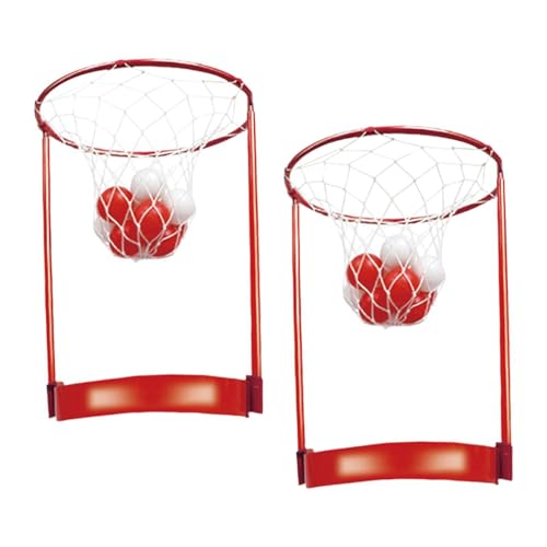 Fenteer Head Hoop Basketball-Partyspiel-Set mit 20 Bällen, Korbspiel für Jungen, Mädchen, Kinder und Erwachsene, die Sich zum Geburtstag der Familie, 2 Körbe Fenteer Head Hoop Basketball-Partyspiel-Set mit 20 Bällen, Korbspiel für Jungen, Mädchen, Kinder und Erwachsene, die Sich zum Geburtstag der Familie, 2 Körbe von Fenteer