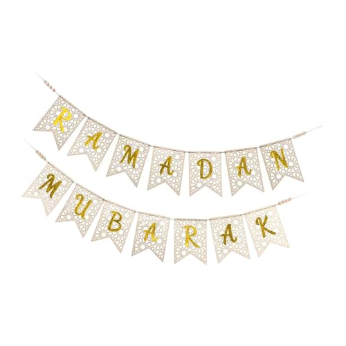 Fenteer Holz Ramadan Banner Ramadan Hanging Ornaments Szene Layout Handwerk Eid Mubarak glückliche Geschenke Muslimdekorationen für Home Wall, Gold Fenteer Holz Ramadan Banner Ramadan Hanging Ornaments Szene Layout Handwerk Eid Mubarak glückliche Geschenke Muslimdekorationen für Home Wall, Gold von Fenteer