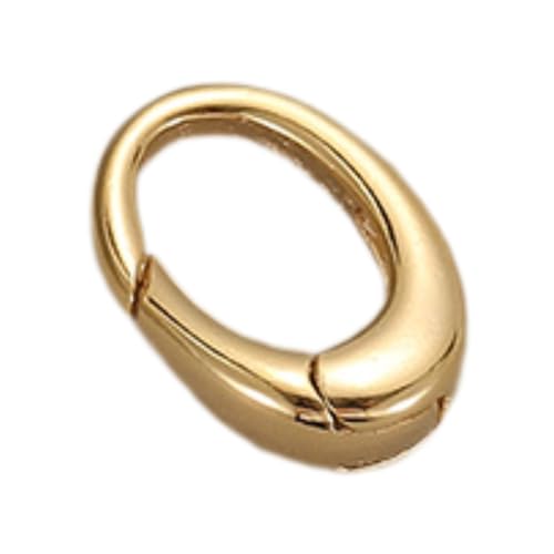 Fenteer Hummerverschluss Fastener Clip Leichtes Handwerk tragbare Dekoration DIY -Anschluss Schnappschreiber für Bangle Party Geschenk Geburtstag Halskette, Kleines Oval Fenteer Hummerverschluss Fastener Clip Leichtes Handwerk tragbare Dekoration DIY -Anschluss Schnappschreiber für Bangle Party Geschenk Geburtstag Halskette, Kleines Oval von Fenteer
