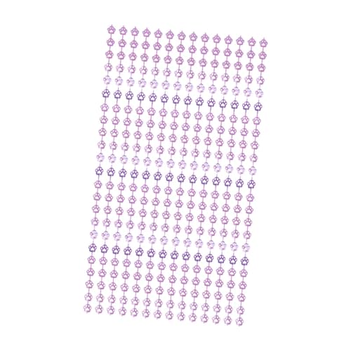 Fenteer Hundepfoten Fringe Vorhang Hintergrund, Rosa Und Violett von Fenteer