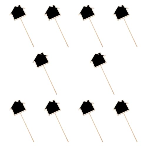 Fenteer Kreidetafelschilder, Tischschild, Kreidetafel, 10 Stück, ideales Geschenk, Holz, vielseitig, Preisschilder, Tafelschild für, 8x7.5x11cm Fenteer Kreidetafelschilder, Tischschild, Kreidetafel, 10 Stück, ideales Geschenk, Holz, vielseitig, Preisschilder, Tafelschild für, 8x7.5x11cm von Fenteer